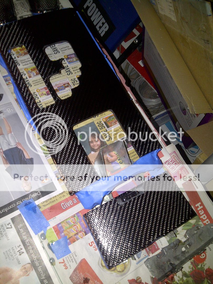 Carbon Wrapping Project Lexus IS250 interior trim BMW Werkz